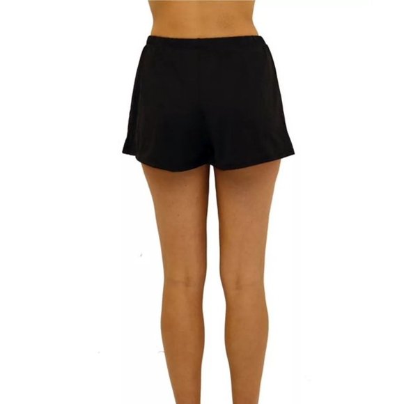 New $90 2Pc Fit 4 U High Neck Diagonal Ruffle Tankini&Short - Picture 7 of 9